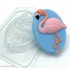 Фламинго на овале форма пластиковая 