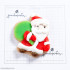 Пряничный Дед Мороз Силиконовая форма 3D