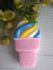 Мороженое - Мягкое в стаканчике, форма для мыла пластиковая