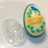 Яйцо Светлой Пасхи с птичкой, форма для мыла пластиковая