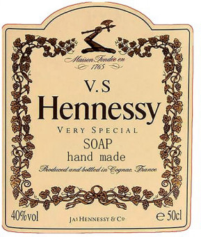 Hennessy № 9 наклейка прямоугольная