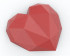 Сердце алмазное форма  пластиковая