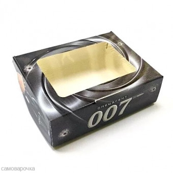 Коробка Агент 007 10*8*3 см