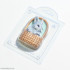 Кролик в корзине Форма пластиковая