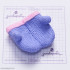 Варежки вязаные силиконовая форма 3D для мыла