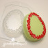 Яйцо плоское/Цветочная рамка, форма для мыла пластиковая