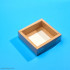 Коробка самосборная с прозрачной крышкой 12,5*12,5*3,5 см.