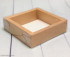 Коробка самосборная с прозрачной крышкой 12,5*12,5*3,5 см.