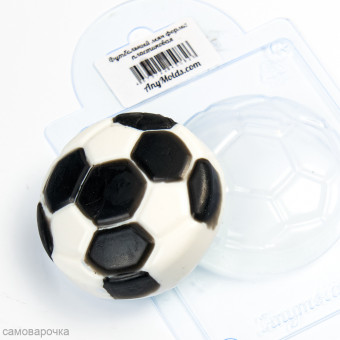 Футбольный мяч форма для мыла пластиковая