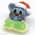 Мышь в новогодней шапке Пластиковая форма для мыла