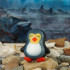 Пингвинёнок, форма для мыла пластиковая