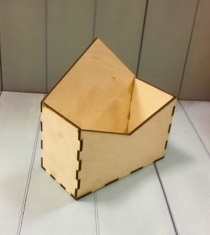Конверт деревянная коробочка малая 13*6*13,5см