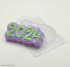 2024 цифры форма пластиковая