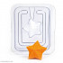 Звезда 3D (2 половинки), 3D форма для мыла пластиковая