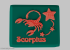 Скорпион знак зодиака форма пластиковая