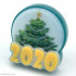 2020 - Круг под водорастворимку, форма для мыла пластиковая