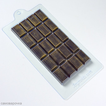 Шоколад прямоугольники форма пластиковая